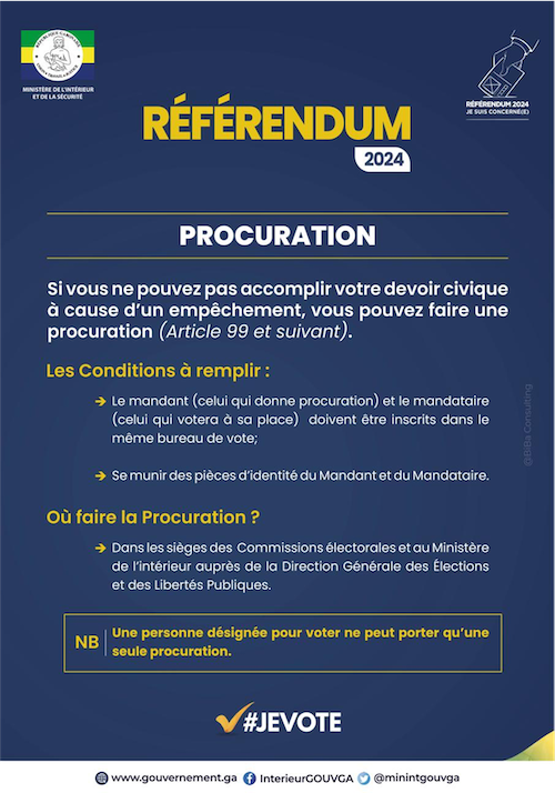 VOTE PAR PROCURATION : MODE D’EMPLOI