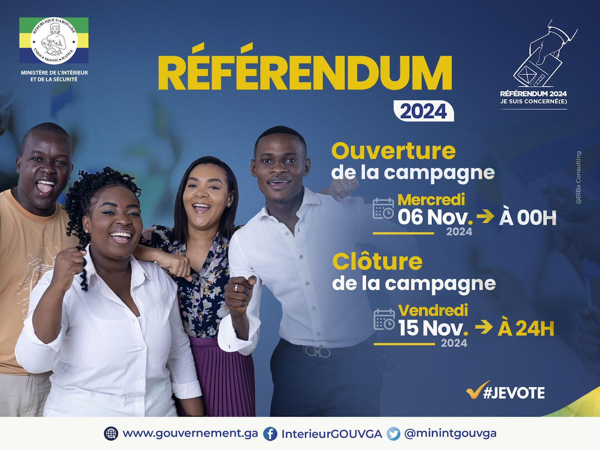CAMPAGNE RÉFÉRENDAIRE : CALENDRIER OFFICIEL POUR LE RÉFÉRENDUM CONSTITUTIONNEL DU 16 NOVEMBRE 2024