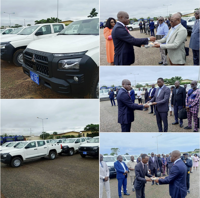 REFERENDUM 2024 : DISTRIBUTION DE VEHICULES AUX COMMISSIONS ELECTORALES LOCALES