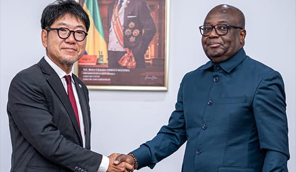 COOPERATION:  Audience avec l’Ambassadeur du Japon au Gabon